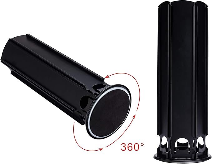 FlagShip Vertuo Pod Holder with Heavy-Duty Metal,Holds 50+ Pods for Nespresso Vertuoline,360°Carousel Rotating Smoothly & Silently,Small Coffee Pod Organizer Save Space