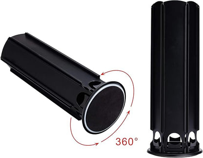 FlagShip Vertuo Pod Holder with Heavy-Duty Metal,Holds 50+ Pods for Nespresso Vertuoline,360°Carousel Rotating Smoothly & Silently,Small Coffee Pod Organizer Save Space