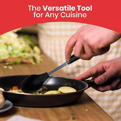 Rise8 Studios Microphone Spoon Kitchen Utensil - Fun Novelty Cooking Gadget & Unique Gift for Musicians, Singers, Karaoke Stars - Music Themed Housewares