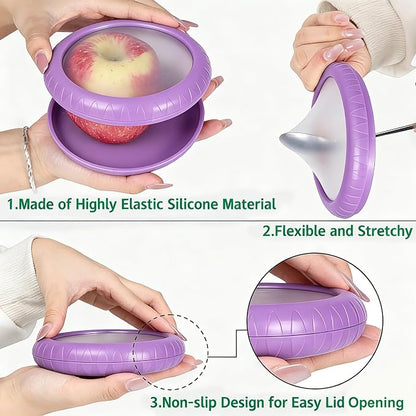 T-Raputa Avocado Saver and Onion Storage - Reusable refrigerator Avocado storage containers - is the storage Apples, Tomatoes, Tomato,Lemon, potato for Ideal