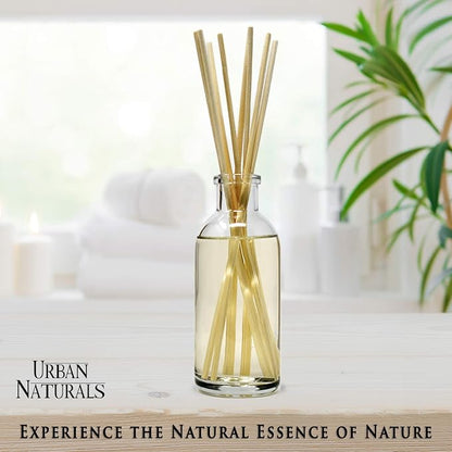 Urban Naturals Vanilla Bean Scented Oil Reed Diffuser Gift Set | Vanilla Cream, Amber & Sweet Tonka Bean | Made in the USA
