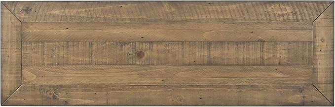 Martin Svensson Home Monterey Solid Wood Sofa Console Table - Reclaimed Natural Finish - Modern Farmhouse - Entryway Table with Two Spacious Drawers