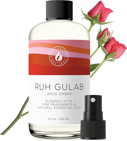 Aroma Country Rose Garden Diffuser Oil - Luxury Essential Oils for Diffuser Refill & Air Freshener Room Spray - Long-Lasting & Natural Home Fragrance, Scented Oil for Diffusers (8.5 Fl. oz)