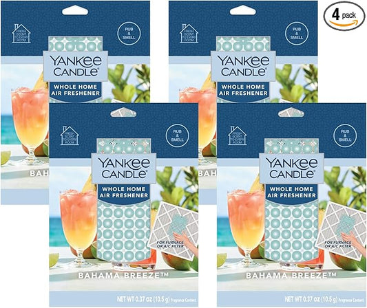Yankee Candle Bahama Breeze Whole Home Air Freshener (Pack of 4)