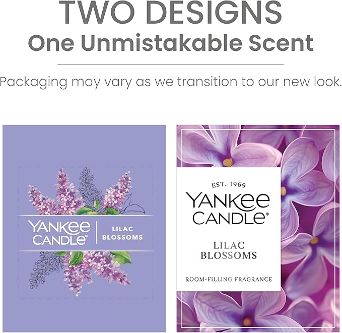 Yankee Candle Small Tumbler Scented Candle with up to 40 Hour Burn Time, Premium Plant Wax Blend for Consistent Burn, 4.3 oz Tumbler Candle with Room Filling Fragrance, Lilac Blossoms