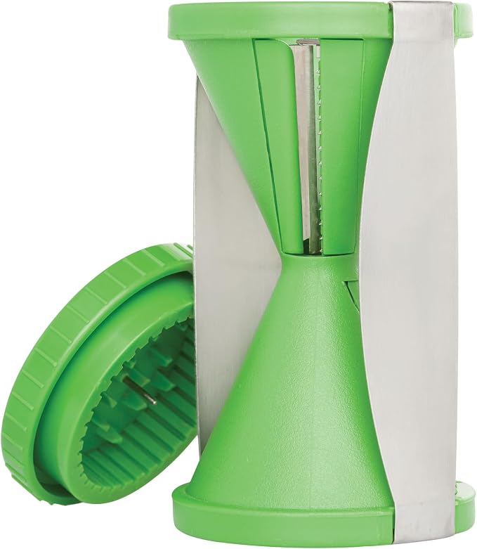 HIC Kitchen Spiral Vegetable Slicer, 18/8 Stainless Steel Blades