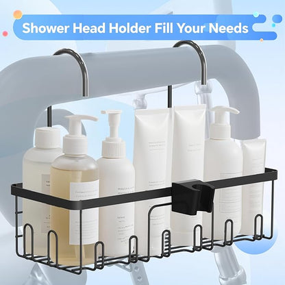 Shower Caddy Hanging, Showers Organizer Rack with Hooks for Bath Chair, for Seniors, Elderly, Pregnant, Patient, Gifts for Nursing Home
