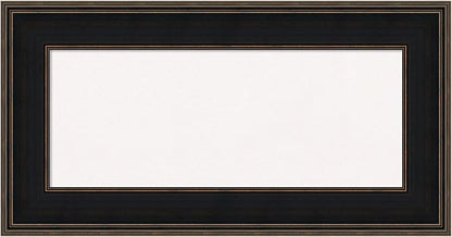 Amanti Art White Cork Board for Wall, 20x38 Vision Board with Brown Wood Frame, Medium Corkboard Office Decor for Home Organization, Casual Corkboard Pinboard to Display Items for Home Organization