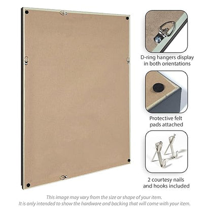 Amanti Art Framed Fabric Pinboard 18 x 42, Bej Moon Phases by Emel Tunaboylu Printed Casual Bulletin Board for Use as a Vision Board or Wall Organization, Florence Gold Frame