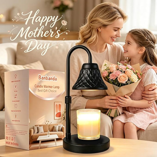 Adjustable Candle Warmer Lamp with Timer: Mothers Day Gifts Lamp fits All Candle Jar Home Decor - Wax Warmer for Scented Wax - Birthday Gifts for Women