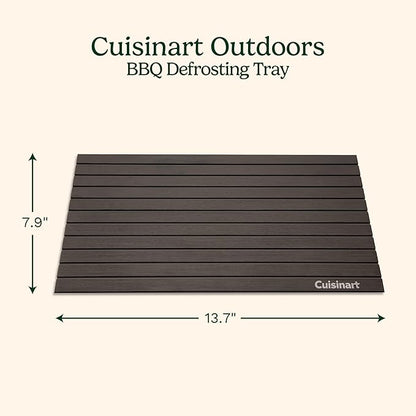 Cuisinart BBQ Defrosting Tray,Conductive Aluminum Rapid Thaw Plate for Frozen Meat,Quick Defrosting Tool Preserves Natural Flavors,NonStick Easy Clean Kitchen Gadget&Grilling Accessories,(Pack of 12)