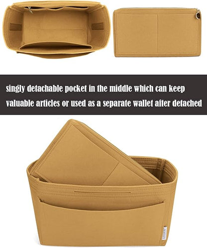 LEXSION Felt Insert Bag Organizer Bag In Bag For Handbag Purse Organizer Fits Speedy Neverful