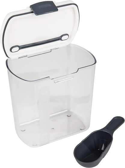 ProKeeper 2.5-Quart Grain Storage Container with Hinged Lid, Clear – BPA-Free, Airtight Seal, 5.5 x 7.65 x 7.25"