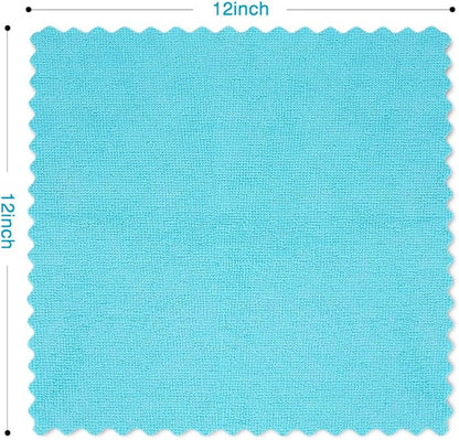 Orighty Microfiber Cleaning Cloths,150 Pack Microfiber Towels Bulk, Ultra-Soft & Absorbent Cleaning Rags, Reusable Lint Free Cloths for Car Care, House, Kitchen, 12x12 Inch