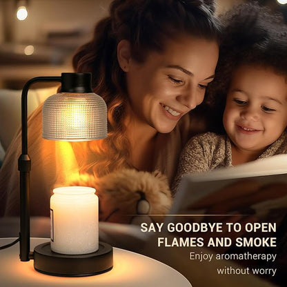 KLL Candle Warmer Lamp with Timer: Birthday Gift for Women, House Warming Gifts New Home, Room Decor - Wax Melt Warmer for Scented Jar Candles