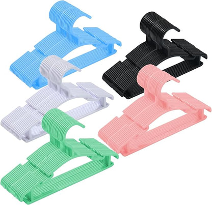 100 Pack Baby Clothes Hangers,Kids Plastic Hangers for Closet,Toddler,Infant,Child,Newborn's Coat Hangers Ideal for Laundry and Nursery's Everyday Standard Use