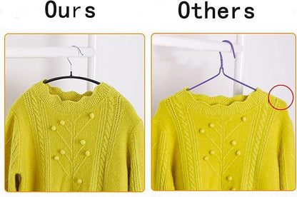 Modern Non-Slip Hangers, 10 Pack with Hooks, Heavy Duty Coat Hangers for Wardrobe Organization, Suit Hangers for Space Saving