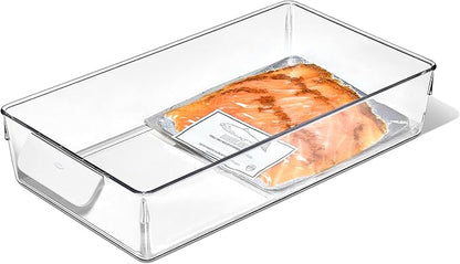 OXO Good Grips Fridge Organization Bin 8 in x 14 in - for Cheese, Meat, Fish and More