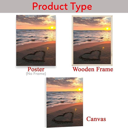 Love Signal Personalized Couple Canvas Wall Art, Custom Valentines Day, Anniversary, Wedding, Birthday Gift for Couples, Husband, Wife Customizable Name and Photo Wall Decor for Bedroom Living Room