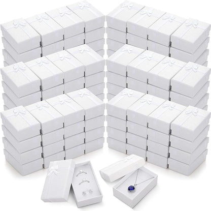 Ecally Small Cardboard Jewelry Gift Boxes 2 x 3.1 x 1.1 Inches Earring Boxes for Jewelry Gift Rings Earring Necklaces