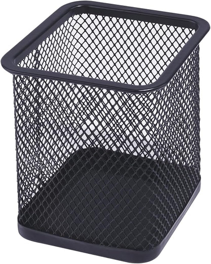 HSYMQ Pen Holder for Desk, Wire Mesh Pencil Cup Holder for Desk Organizer for Office Supplies