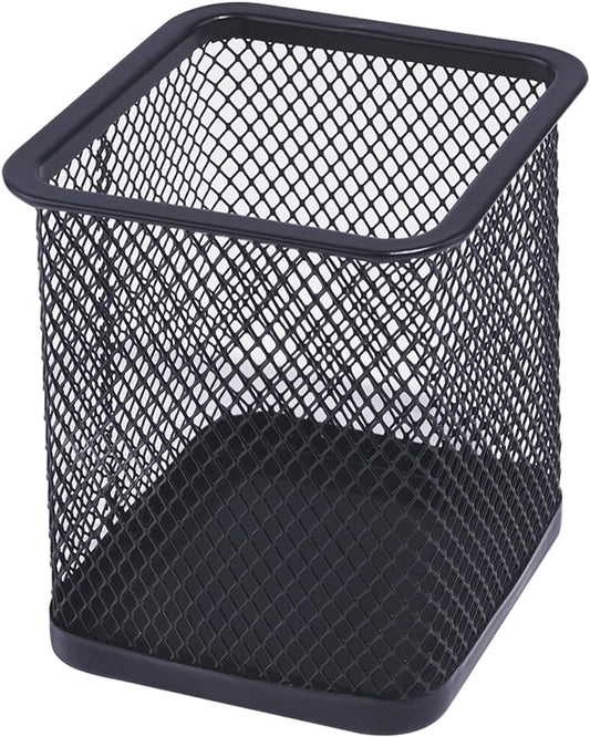 HSYMQ Pen Holder for Desk, Wire Mesh Pencil Cup Holder for Desk Organizer for Office Supplies
