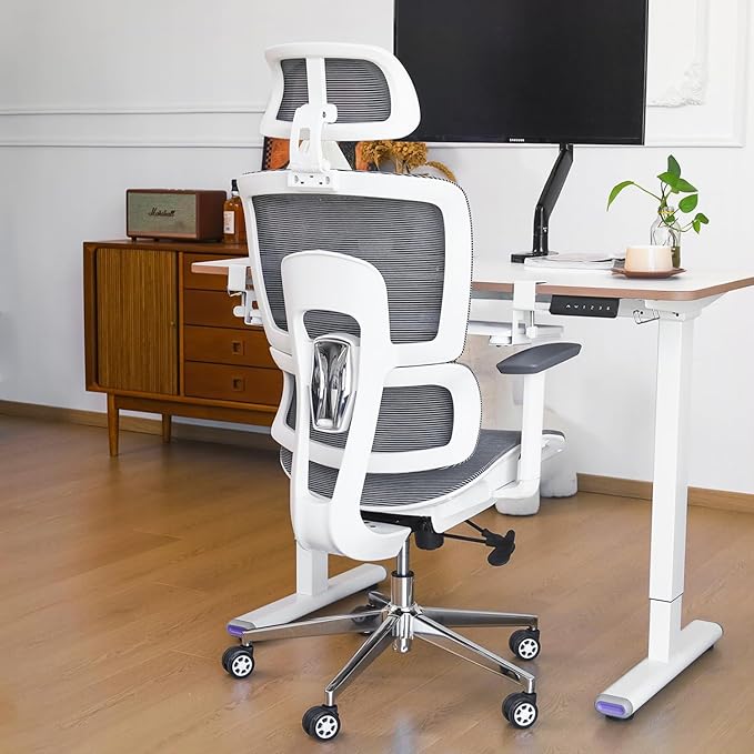 NearHub Ergonomic Office Chair for Big and Tall Max 400Lbs Heavy-Duty Office Gaming Chair with Adjustable Features, High-Back Design, and Premium Comfort for Home Office, EC20