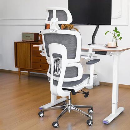 NearHub Ergonomic Office Chair for Big and Tall Max 400Lbs Heavy-Duty Office Gaming Chair with Adjustable Features, High-Back Design, and Premium Comfort for Home Office, EC20