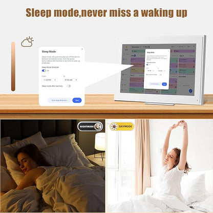 15.6-inch Wall Digital Calendar,Smart WiFi Calendar & Chore Chart,Full HD Touchscreen Interactive Display for Family Schedules-Wall/Desk Mountable Planner,Meeting Reminders & Deadline Tracking