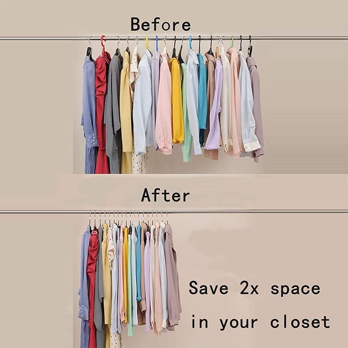 Modern Non-Slip Hangers, 10 Pack with Hooks, Heavy Duty Coat Hangers for Wardrobe Organization, Suit Hangers for Space Saving