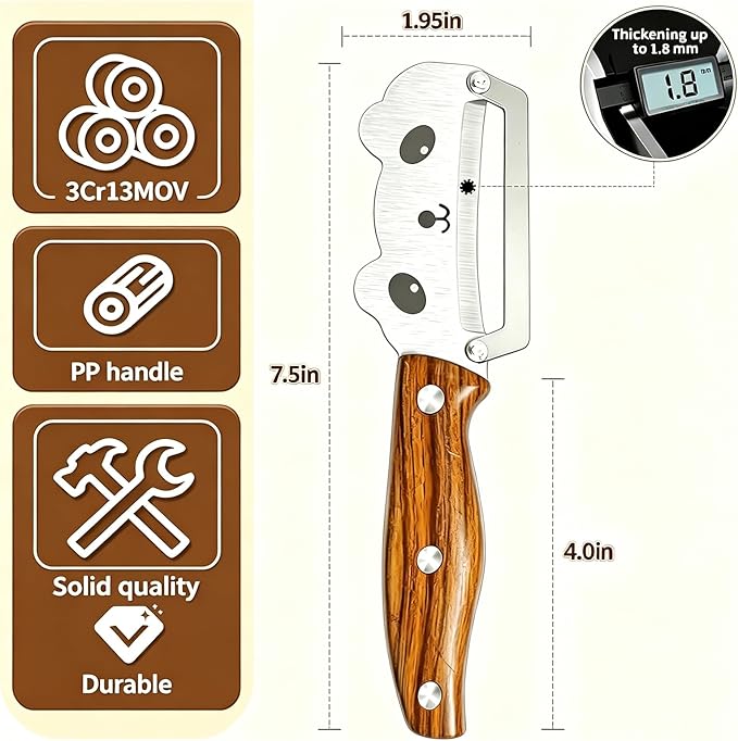 Cute Panda Vegetable Peeler, Sharp Stainless Steel Fruit Peeler with Ergonomic PP Handle, Potato Peeler for Apple, Carrot, Cucumber, Funny Kitchen Gadget for Home Cooking