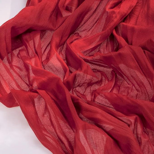 Socomi 3pcs Red Valentine's Day Cheesecloth Table Runner Boho Rustic Gauze 120 inch 10FT Cheese Cloth Runner for Wedding Party Baby Shower Birthday Home Decor Holiday Decorations