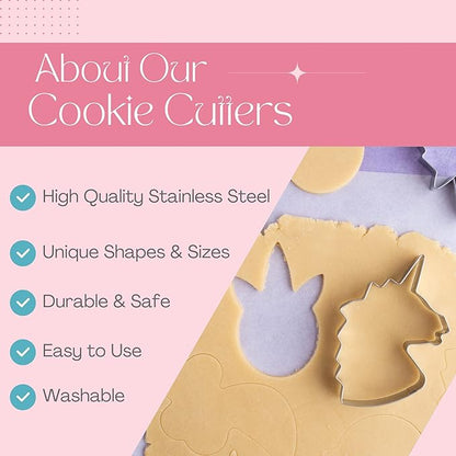 Cookie Cutter Kingdom, Cookie Cutter Set, Cookie Mold for Cakes Biscuits and Sandwiches (Easter 10 pack)