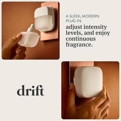 Drift Home Scent Diffuser Refills in Teak (2 Refills) - Adjustable and Long Lasting Diffuser Aroma - Clean Ingredients, Pet Safe