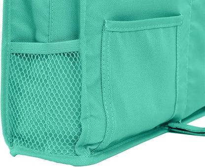Sugaroom Bedside Storage Caddy, Bunk Bed Organizer Bed Storage Pocket Bedside Organizer Hanging Bed Storage Caddy for College Dorm Room, Hospital Bed Rails, Baby Bed, Camp (Green)