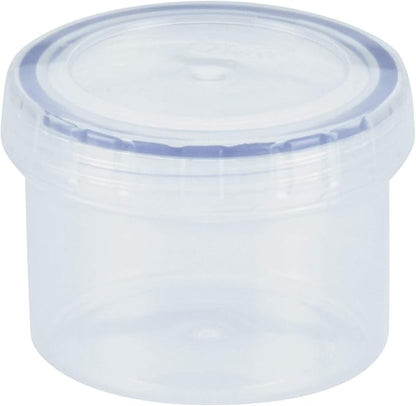 LocknLock Easy Essentials Twist Food Storage lids/Airtight containers, BPA Free, Short - 5 oz - for Candies, Clear