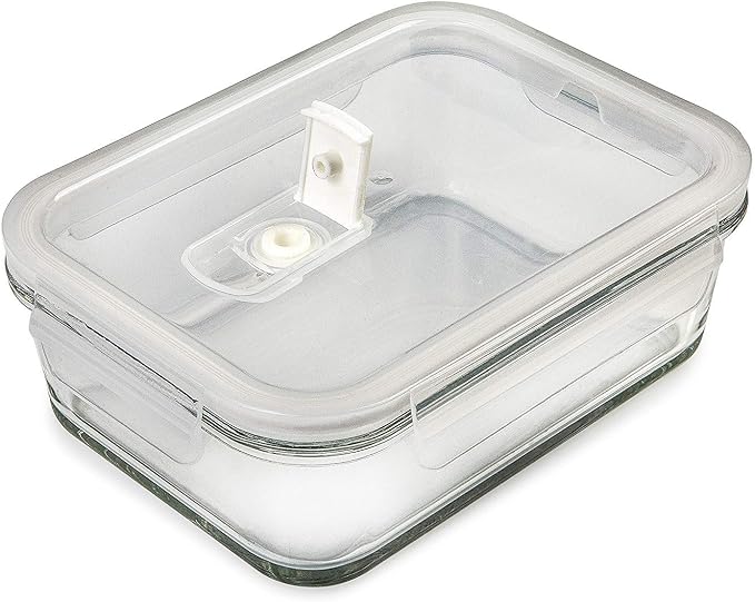 PrepNaturals 5 Pack 30 Oz Glass Meal Prep Containers - Dishwasher Microwave Freezer Oven Safe - Glass Storage Containers with Lids (Multi-Compartment)
