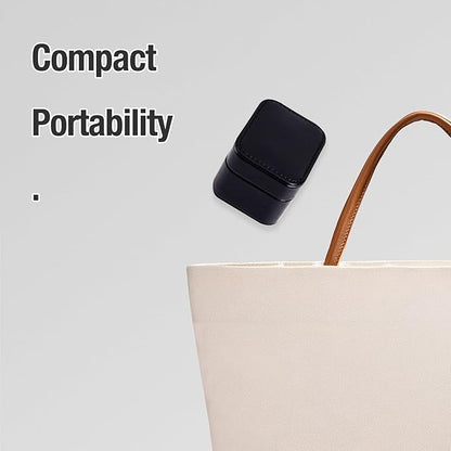 SANQIANWAN PU Leather Wedding Ring Box Jewelry Case for Proposal Engagement Ring Box Jewelry Display Box Gift Box for Birthday and Anniversary (Black-B)