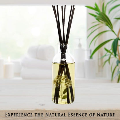 Urban Naturals Spring Blooms Scented Reed Diffuser Oil Set | Real Flowers in the Bottle! Bulgarian Rose, Egyptian Jasmine, Blue Orchid, Lily of the Valley, Amber | Great Idea