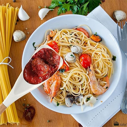 Cedar and Ash Spoon, Cedar and Ash Spoonula, 3 in 1 Spatula Spoons Silicone for Nonstick Cookware, Ergonomic Grip, Ideal for Stirring, Mixing (Black -2PC)