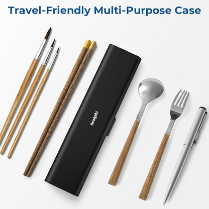 Wider Aluminum Toothbrush Travel Case, Portable Travel Toothbrush Holder, Durable Manual Toothbrush Box Container for Traveling, Bathroom, Camping, Business Trip, Black