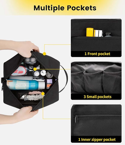 Vorspack Travel Toiletry Bag for Men - Hanging Toiletries Bag Water Resistant Travel Bag for Toiletries Accessories