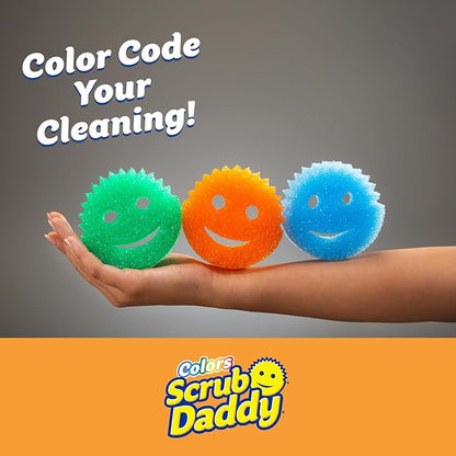Scrub Daddy Scratch-Free Multipurpose Kitchen Sponges - Bulk Dish Sponges for Kitchen, Bathroom, Household Cleaning & More - Made with BPA-Free Polymer Foam (5 Count) (Pack of 2)