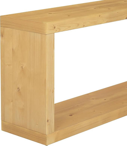 Modern Minimalist Entryway Console Table 59.6-Inch Long Entry Sofa Table with Living Room Entrance Hallway Furniture, Natural