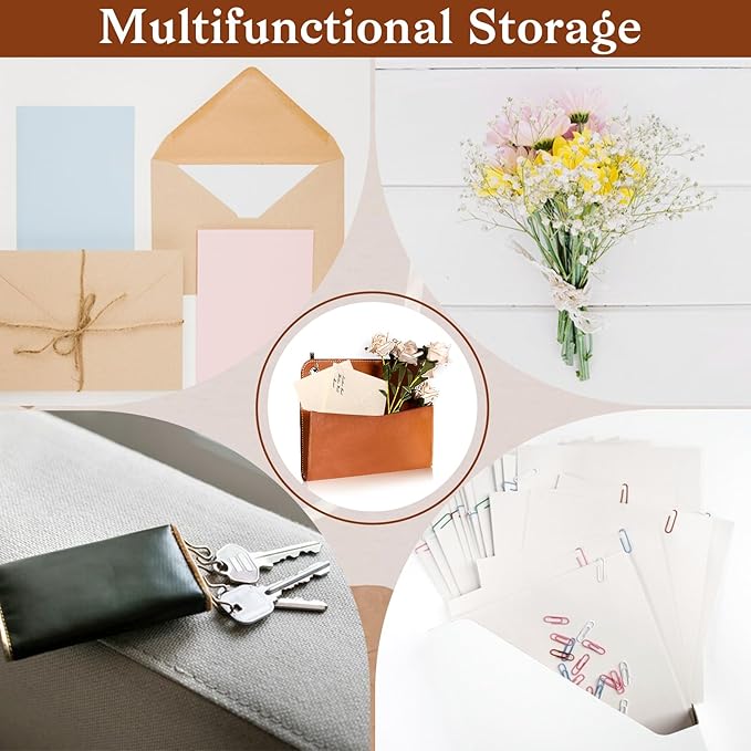 3 Pcs PU Leather Mail Holder Wall Mount Brown PU Leather Letter Holder Vintage Wall File Organizer 2 Ring Binder Hanging File Holder for Decor Storage Letter Postcards Bill Flowers Office Home
