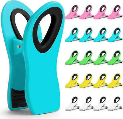 Jetmore 20 Pack Chip Clips, Bag Clips, Multipurpose Food Clip, Magnetic Clip for Chip, Snack, Food Storage, Kitchen, Packages, Office Paper Clamps