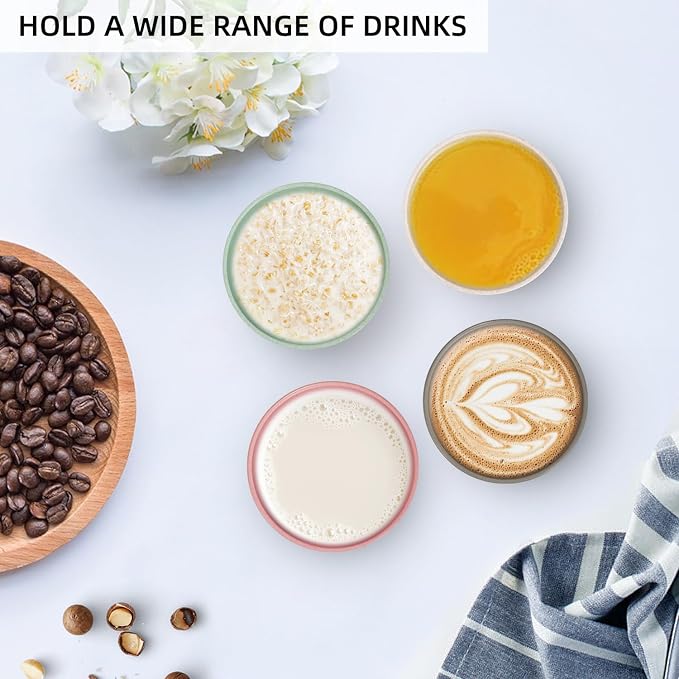 Premium Wheat Straw Cups 20 oz Set of 8 Alternative to Plastic Cups Reusable Unbreakable Drinking Cup Dishwasher Safe Water Glasses Tumblers, INS