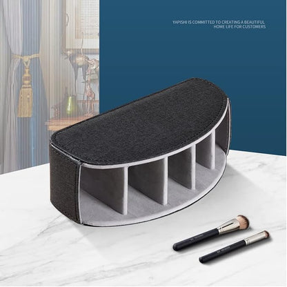 YAPISHI Remote Control Holder, 5 Rooms Desk Organizer and Decorations for Living Room, Bedside Table Remotes Caddy for TV Controllers/Makeup Brush Pen/Office Stationery/Art Supplies/Eyeglasses