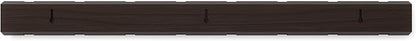 Umbra Flip Wall-Mounted Coat Rack with 8 Hooks – Modern, Space-Saving Storage for Hats, Jackets, Bags, Entryway, Mudroom, Closet, Bathroom, Bedroom – Black/Walnut