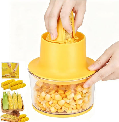 Fshow Corn Cob Stripper Tool, Corn Peeler Quickly Remove Kernels From Corn